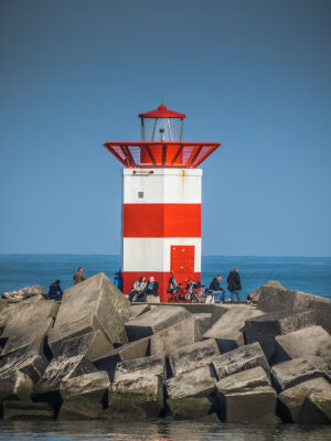 Vuurtoren haven scheveningen