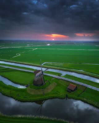 polders  landschap