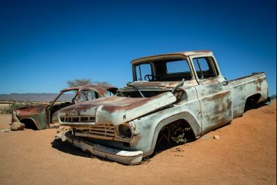 Rusty pickup