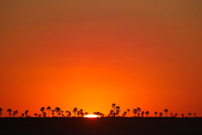 sunset Makgadikgadi