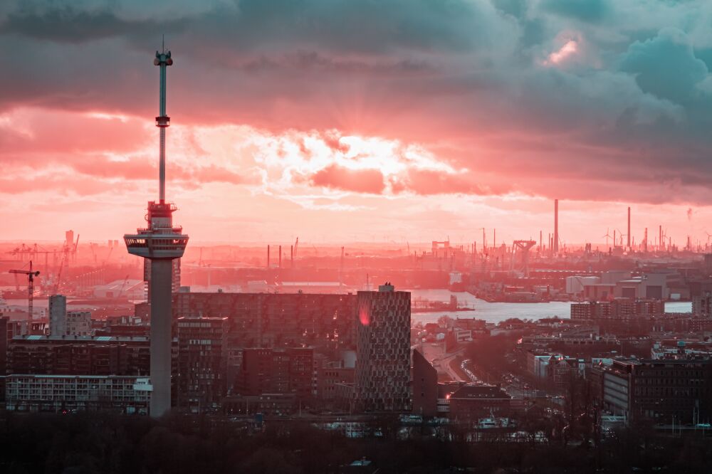 Rotterdam Skyline View 2