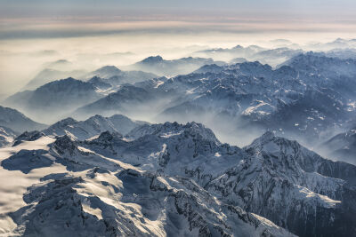The Alps from above