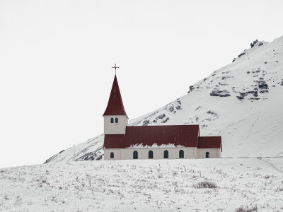Vik-I-Mirdal church Iceland