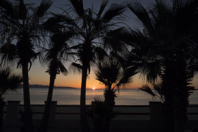 zonsopkomst in Baja California