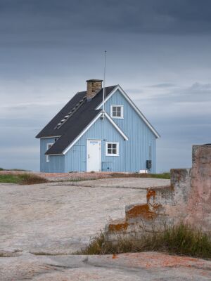 Een huis in Oqaatsut, Groenland