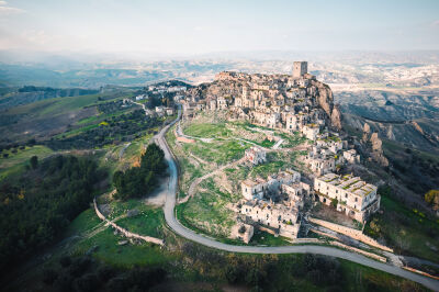Abandoned Ghost Town Craco in Italy