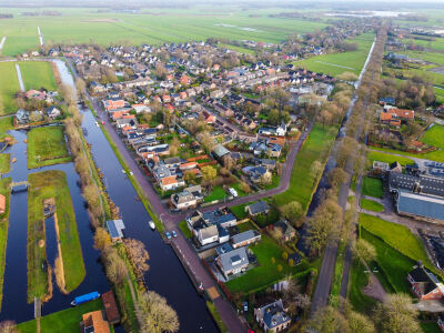 Luchtfoto Nij Beets, Friesland