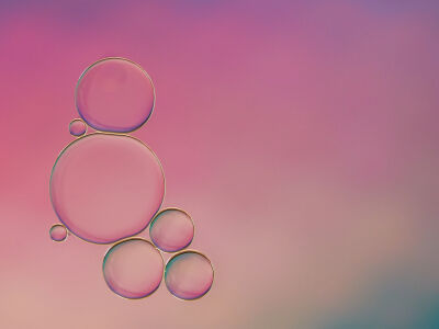 Pink bubble