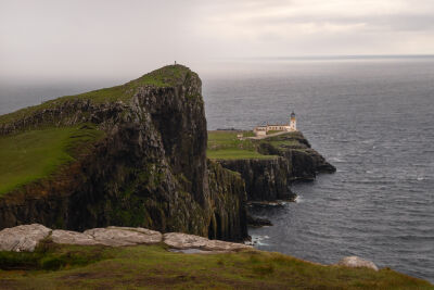 Neist Point Lighthouse on the isle of Sky, Scotland