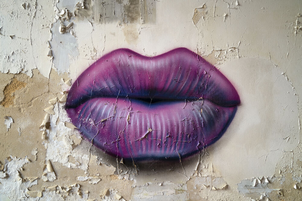 Lippen op de Muur