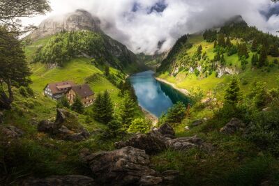 Bergmeer in Zwitserland
