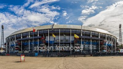 Het Feyenoord Stadion "De Kuip" in Rotterdam