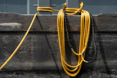 Het gele touwtje .