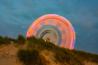 Ferris wheel in the dunes