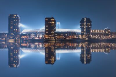 Feyenoord Stadion "De Kuip" Reflectie in Rotterdam