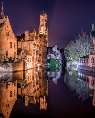 Bruges by night 