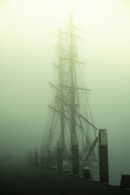 Ship in the mist