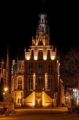 Stadhuis Culemborg in de avond