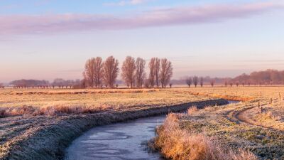 Winterlandschap Drenthe