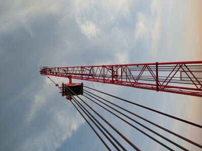 Crane climb