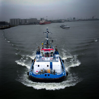 Tugboat port of Rotterdam 