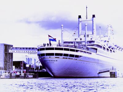 Historische cruise schip SS Rotterdam 1958
