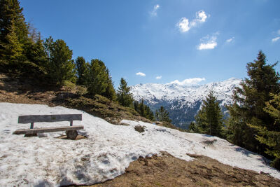 Resting place in the mountains