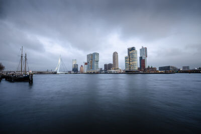 Skyline Rotterdam Wolken