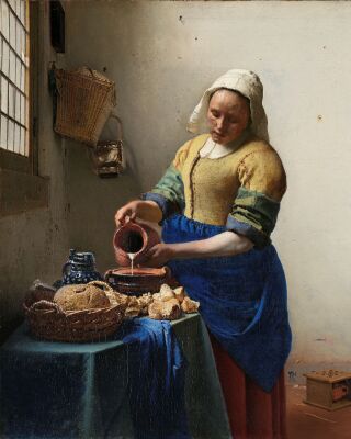 Het Melkmeisje van Johannes Vermeer uit 1660