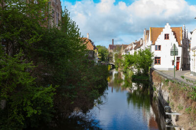 Brugge en hun mooie gebouwen en grachten