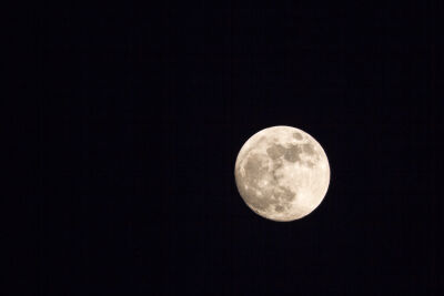 Volle maan in de nacht