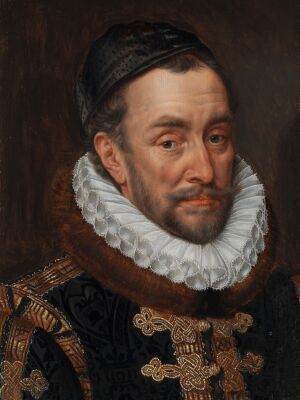 Portret van Willem I - prins van Oranje Adriaen Thomasz uit 1579