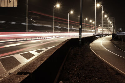 Lichtspel op de snelweg
