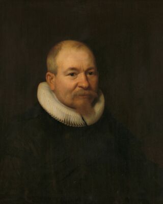 Samuel van Lansbergen 1669 remonstrants predikant te Rotterdam - Bartholomeus van der Helst uit 1646