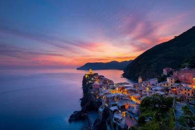 Sunset in Vernazza, IT